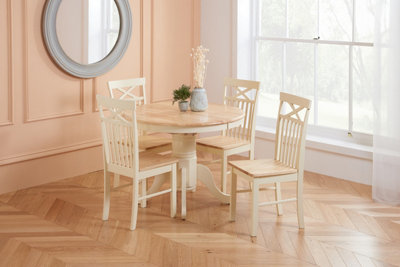 Birlea Chatsworth Dining Chair - Pair In Cream