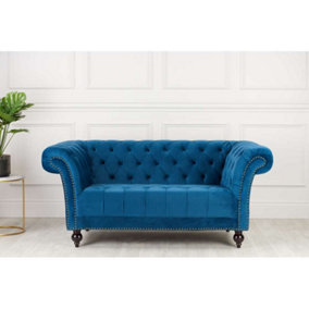 Birlea Chester 2 Seater Sofa Blue