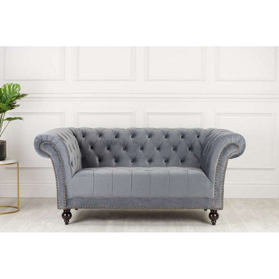 Birlea Chester 2 Seater Sofa Grey