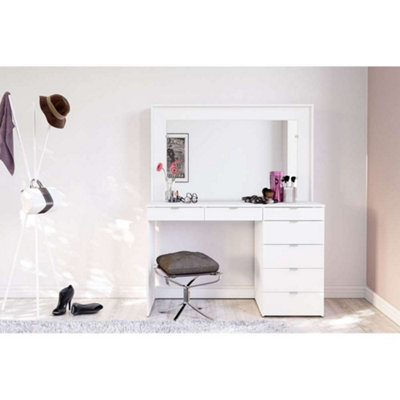 Birlea Chloe 7 Drawer Dressing White