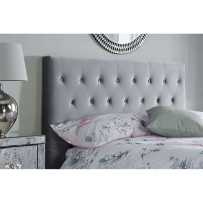 Birlea Cologne King Bed Frame In Grey Fabric