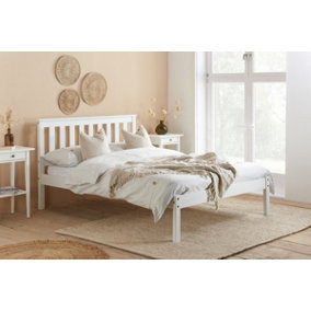 Birlea Denver Double Bed Frame In White
