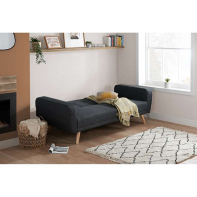 Birlea Farrow Large Sofa Bed In Grey Fabric