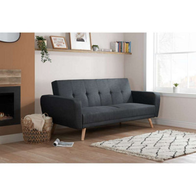 Birlea Farrow Large Sofa Bed In Grey Fabric