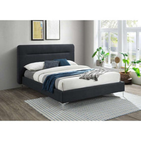 Birlea Finn Double Bed Frame In Charcoal