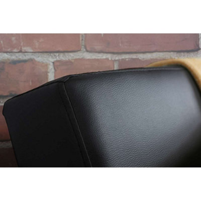 Birlea Franklin Sofa Bed In Black Faux Leather