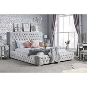 Birlea Grande Double Bed Frame In Grey