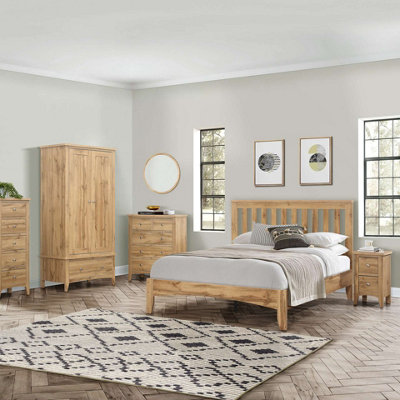 Birlea Hampstead Double Bed Frame In Oak