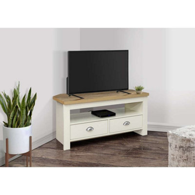 Birlea Highgate Corner TV Unit Cream & Oak