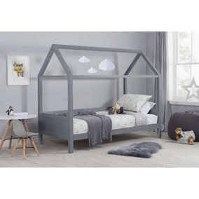 Birlea Home Single Bed Frame In Grey
