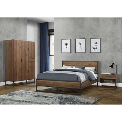 Birlea Houston Double Bed Walnut