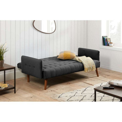 Birlea Hudson Sofa Bed In Charcoal Fabric