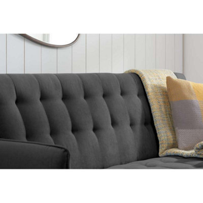 Birlea Hudson Sofa Bed In Charcoal Fabric