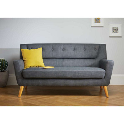 Birlea Lambeth Large Sofa Grey