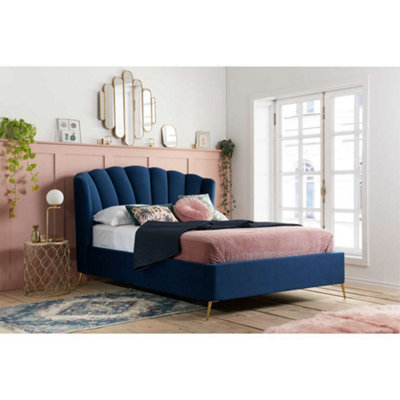 Birlea Lottie Double Ottoman Bed Midnight Blue
