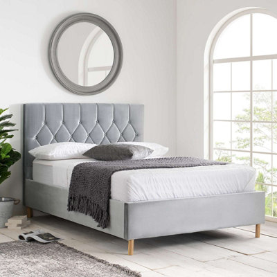 Birlea Loxley Double Bed Frame In Grey