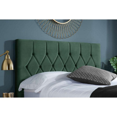 Birlea Loxley Double Ottoman Bed Green