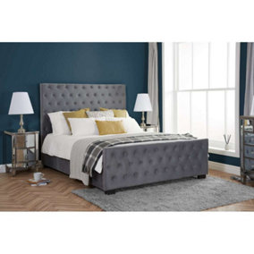 Birlea Marquis Double Bed Frame In Grey
