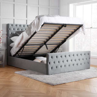 Birlea Marquis Super King Ottoman Bed Grey