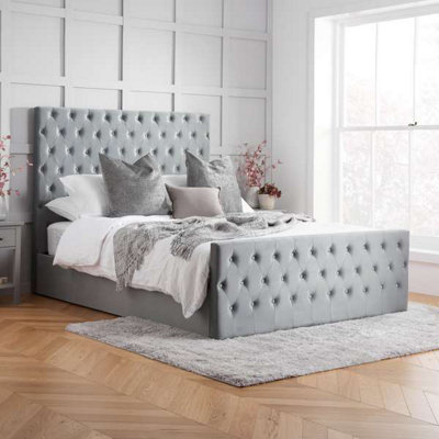 Birlea Marquis Super King Ottoman Bed Grey