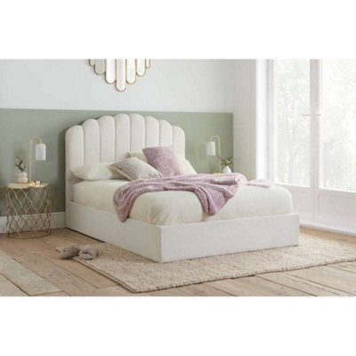 Birlea Monaco Double Ottoman Bed White