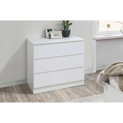 Birlea Oslo 3 Drawer Chest White