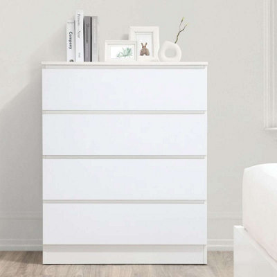 Birlea Oslo 4 Drawer Chest White