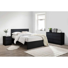 Birlea Oslo Double Bed Frame In Black