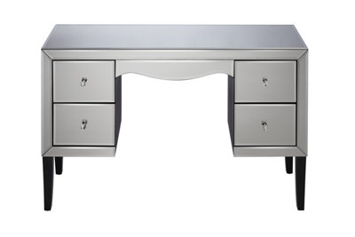 Birlea Palermo 4 Drawer Dressing Table Mirrored