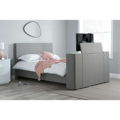 Birlea Plaza King TV Bed Frame In Grey DIY at B&Q