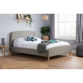 Birlea Quebec Small Double Bed Frame In Grey