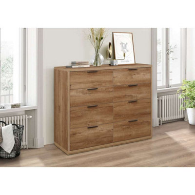 Birlea Stockwell Merchant Chest Rustic Oak