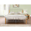 Birlea Tetras Small Double Bed Beech & Silver