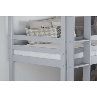 Birlea Tressa Triple Bunk Bed In Grey