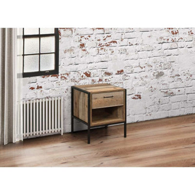 Birlea Urban 1 Drawer Bedside Rustic