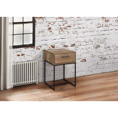 Birlea Urban 1 Drawer Narrow Bedside Rustic