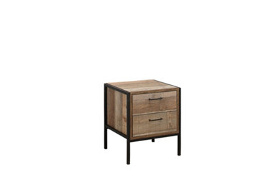 Birlea Urban 2 Drawer Bedside Rustic
