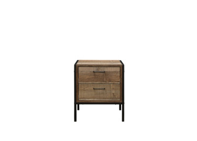 Birlea Urban 2 Drawer Bedside Rustic
