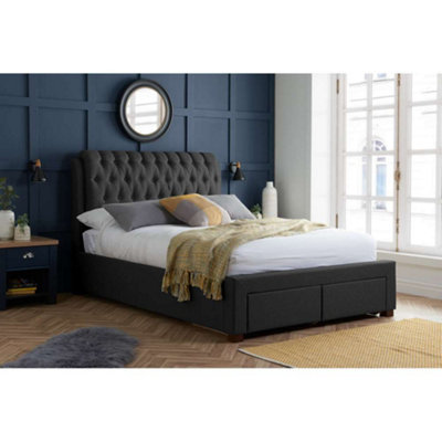 Birlea Valentino King Bed Charcoal