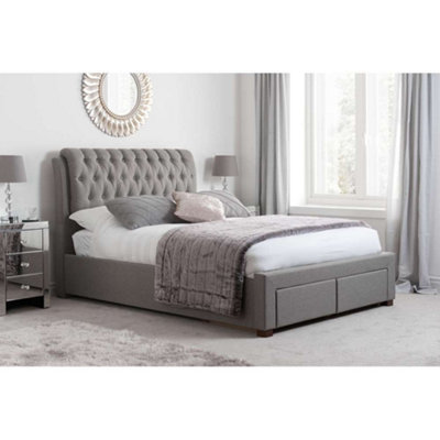 Birlea Valentino King Bed Grey