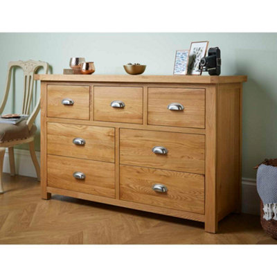 Birlea Woburn 4 + 3 Chest In Oak | DIY At B&Q