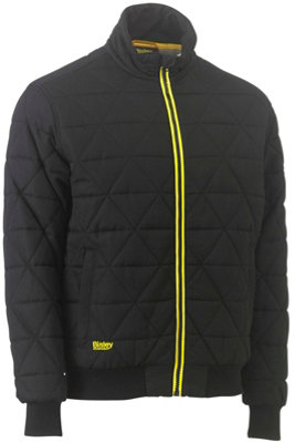 BISLEY WORKWEAR DIAMOND QUILTED BOMBER JACKET