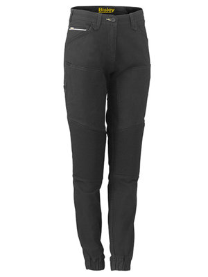 BISLEY WORKWEAR WOMEN'S FLX & MOVE SHIELD PANEL TROUSERS BLACK 10