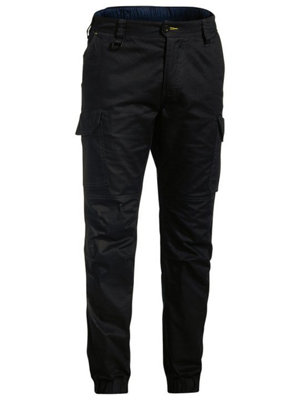 BISLEY WORKWEAR X AIRFLOW STRETCH STOVE PIPE TROUSERS BLACK 30