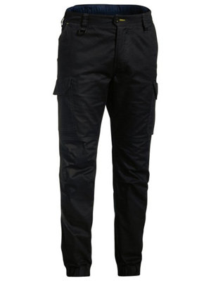 BISLEY WORKWEAR X AIRFLOW STRETCH STOVE PIPE TROUSERS BLACK 32