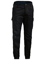 BISLEY WORKWEAR X AIRFLOW STRETCH STOVE PIPE TROUSERS BLACK 36