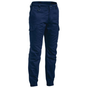 BISLEY WORKWEAR X AIRFLOW STRETCH STOVE PIPE TROUSERS NAVY 30