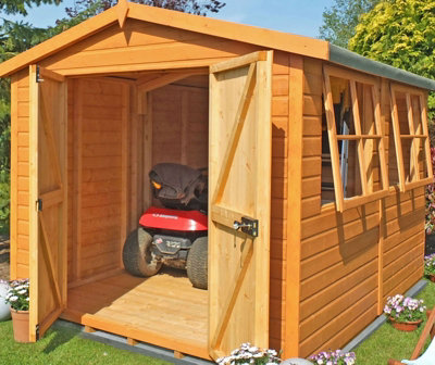 Bison Handmade Garden Shed Approx 14 x 10 Feet