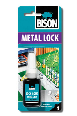 Bison Metal Thread Lock 10ml (2 Packs)