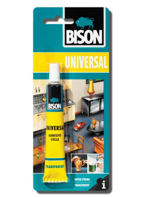 Bison Universal All Purpose Adhesive Glue 25ml (12 Packs)